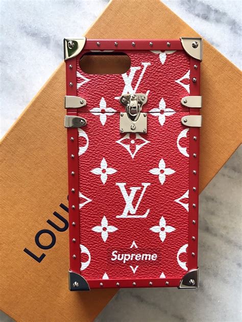 supreme louis vuitton trunk phone case replica|louis vuitton supreme shoes.